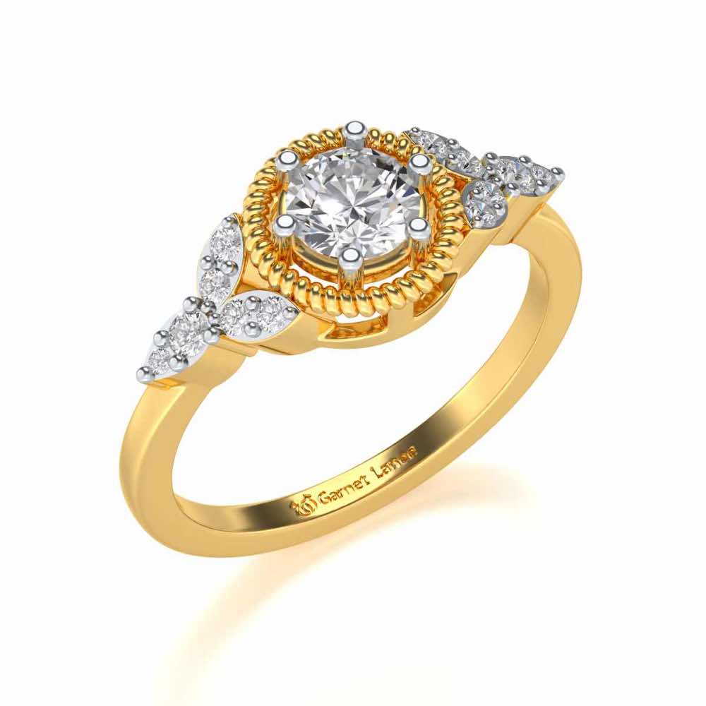 20. Brandish Solitaire Diamond Ring