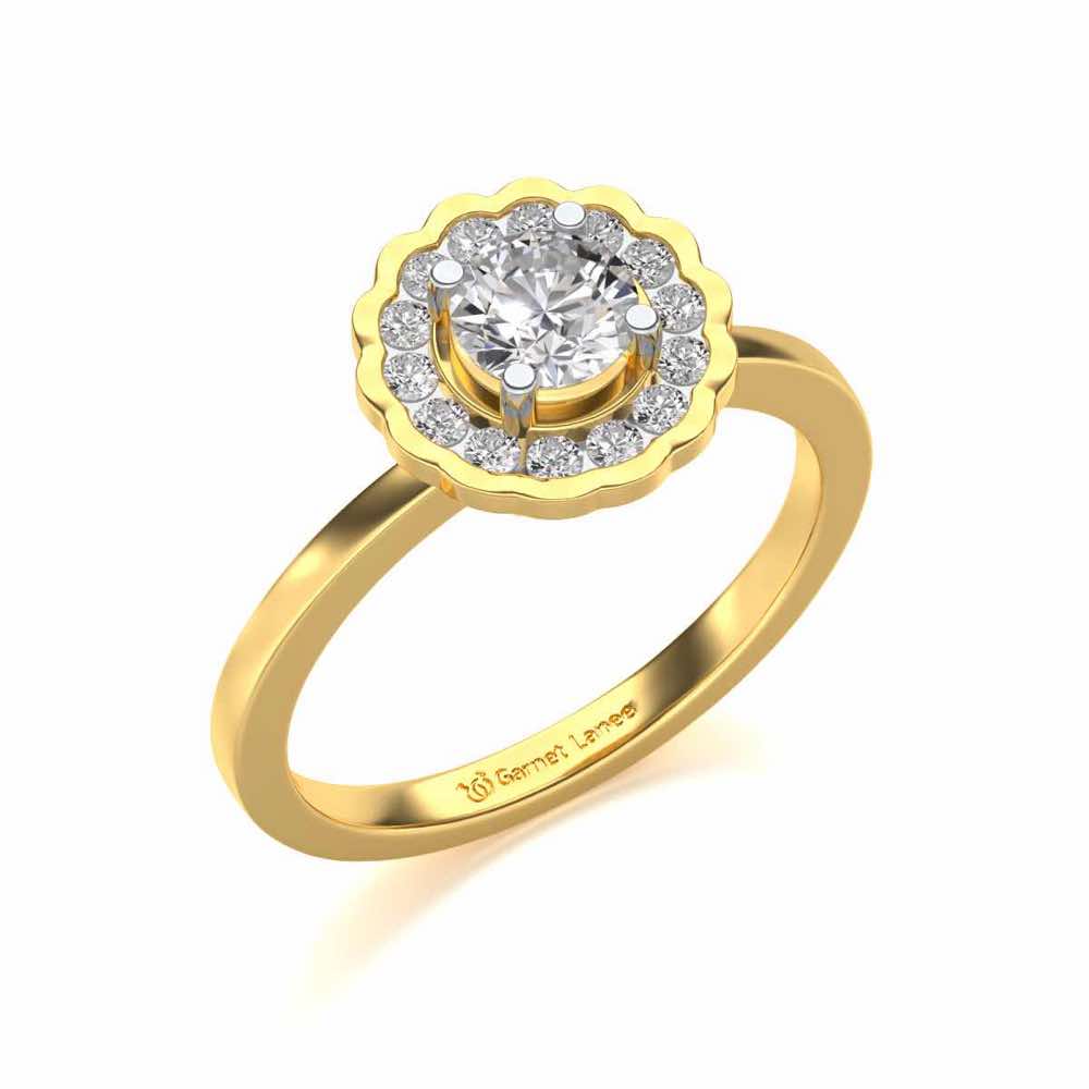 3. Outshine Solitaire Diamond Ring